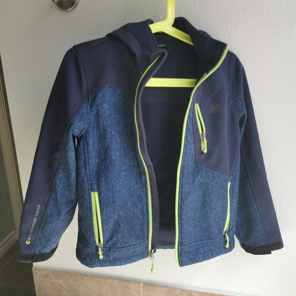Boys' Winter Jacket with a Hood